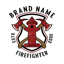 Firefighter Logo Design.