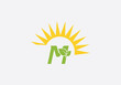 © Nasir Stock Photo - Green healthy leaf logo and Solar panel icon. Solar Energy symbol design and eco sun logo design image