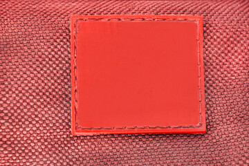 blank clothing label