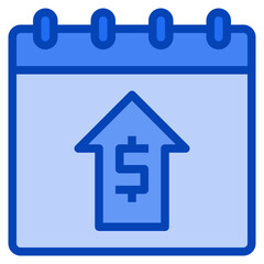 pay day blue icon