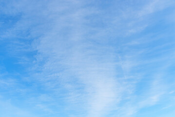 Wall Mural - soft blue sky with light veil clouds