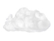 realistic watercolor cloud isolated on transparency background ep10.