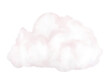 realistic watercolor cloud isolated on transparency background ep11