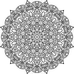 Anti-stress coloring book page for adults Anti-stress coloring book page for adults. Hand drawn illustration