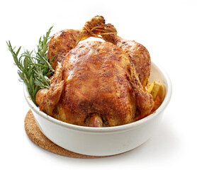 Wall Mural - roasted chicken and vegetables