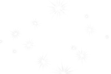 Wall Mural - christmas snow blizzard effect transparent round frame abstract lights and snowflakes