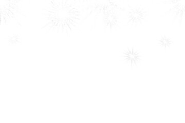 Wall Mural - christmas falling snow effect isolated transparent border lights and snowflakes illustration