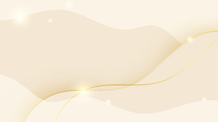 luxury gold background with beige and white gradient color