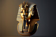 ancient Egyptian pharaoh funeral mask 3d generative AI