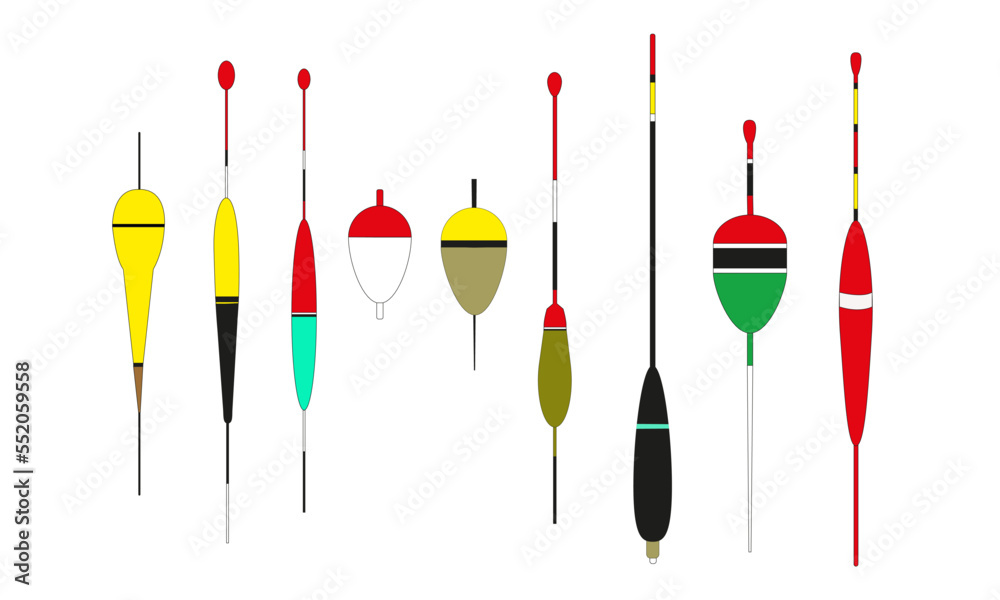 Flotteur de Pêche Bobbers, 10 Pcs Flotteur Coloré pour Pêche à la Carpe Ensemble de Flotteurs de Pêche Clarté Remarquable Flotteur de Pêche Bobbers, 10 Pcs Flotteur Coloré pour Pêche à la Carpe Ensemble de Flotteurs de Pêche Clarté Remarquable