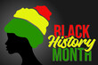 Black History Month vector illustration. African American heritage celebration in the USA. Black History Month celebration on Greeting cards, banners, and background.