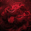 red abstract formation  fictitious generative AI artwork