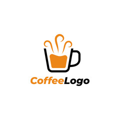 Poster - coffee cup logo template vector icon design