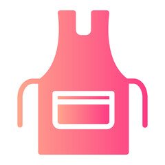 Canvas Print - apron icon