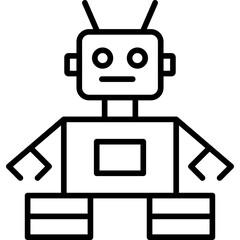 Sticker - Robot Icon