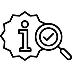 Sticker - information Icon