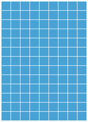Poster - blue portrait background. The collection of squares that make up the portrait background is blue. Abstract background geometry consisting of square shapes