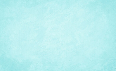 Canvas Print - Soft pastel blue texture background by watercolor painted, Old concrete walls in modern light blue tones.