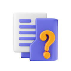 Fototapete - folder icon illustration 3d render