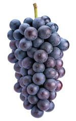 Wall Mural - kyoho grape on white background, bunch of black grape on white background png file.