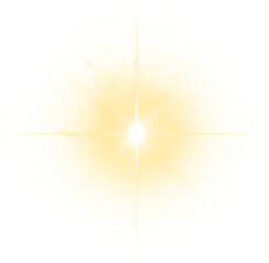 Canvas Print - glowing light explodes on a transparent background