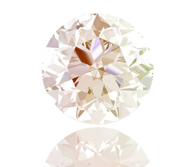 Wall Mural - diamond gem 3d render (high resolution 3D image)