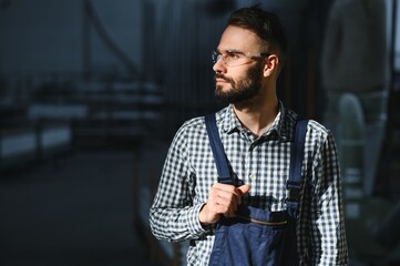 Portrait of Young Professional Heavy Industry Engineer