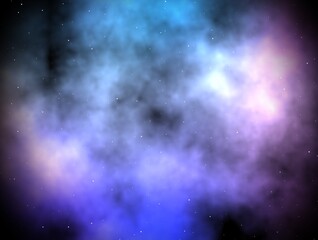 Wall Mural - background with stars