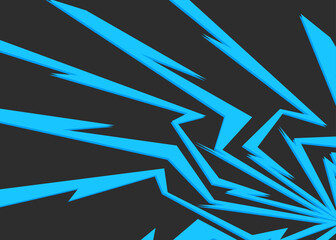 Poster - Abstract background with incandescent spike lines pattern