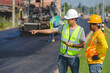 © เลิศลักษณ์ ทิพชัย - Asian Civil Engineering works at road construction sites to supervise the construction of new roads and inspect paved road construction sites.