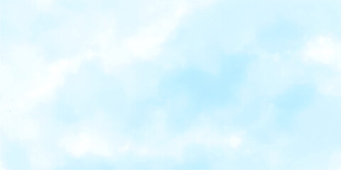 Wall Mural - light blue watercolor background. abstract hand draw paint stain backdrop. pastel backround texture.