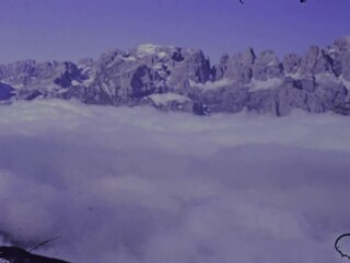 Wall Mural - Italy 1973, Alps peak landscape