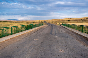 Sticker - country road in autumn