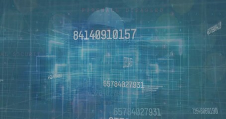 Poster - Animation of financial data processing over network of connections