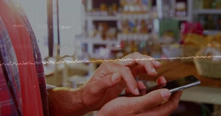 Poster - Animation of data processing over hands using smartphone