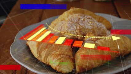 Poster - Animation of interference and graph over croissants