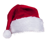 Santa Claus Hat  Isolated - PNG