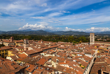 Wall Mural - lucca, italy. scenic view