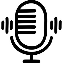 Podcast Microphone Icon