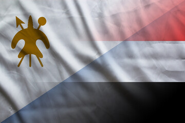 Lesotho and Yemen official flag international negotiation YEM LSO