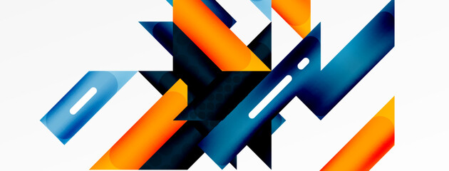 Background minimal geometric composition. Lines design vector illustration for wallpaper banner background or landing page