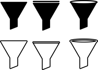 Poster - Filter icon illustration on white background..eps