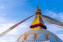 Boudhanath Stupa In Kathmandu Valley, Nepal