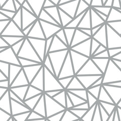Seamless pattern with geometric grid of triangles. Abstract modern flat vector background.