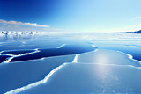 arctique. Antarctique. Banquise. Fissure.