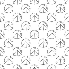 Poster - Egyptian Pyramid with Big Sun vector Egypt geometric seamless pattern