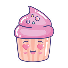 Poster - sweet cupcake kawaii