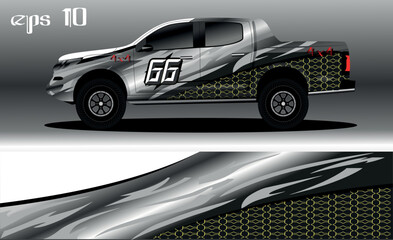 abstract background design for car wrap of 4x4 truck, rally, van, suv and other cars