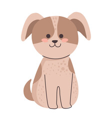 Sticker - cute dog animal