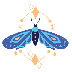 Sticker - blue butterfly alchemy doctrine